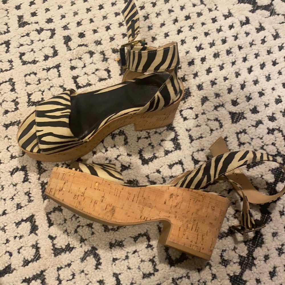 Zebra Print Heels